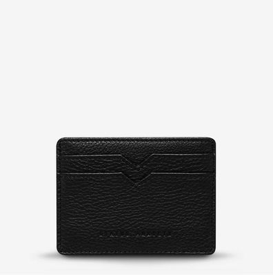 Status Anxiety Together For Now Card Holder/ Black