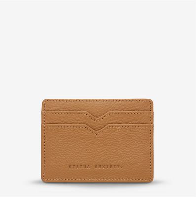 Status Anxiety Together For Now Card Holder/ Tan