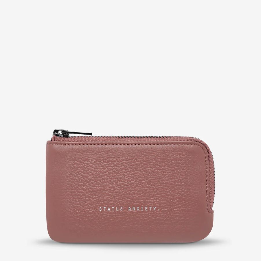 Status Anxiety Left Behind Purse/ Dusty Rose