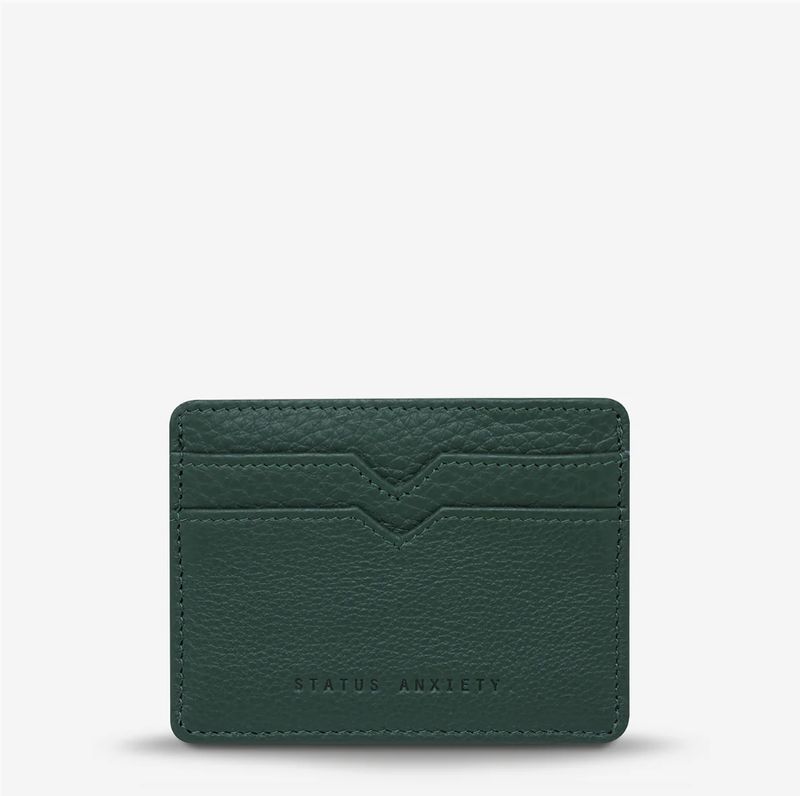 Status Anxiety Together For Now Card Holder/ Teal