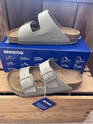 Birkenstock- Arizona Birko-Flor Regular/ Faded Khaki