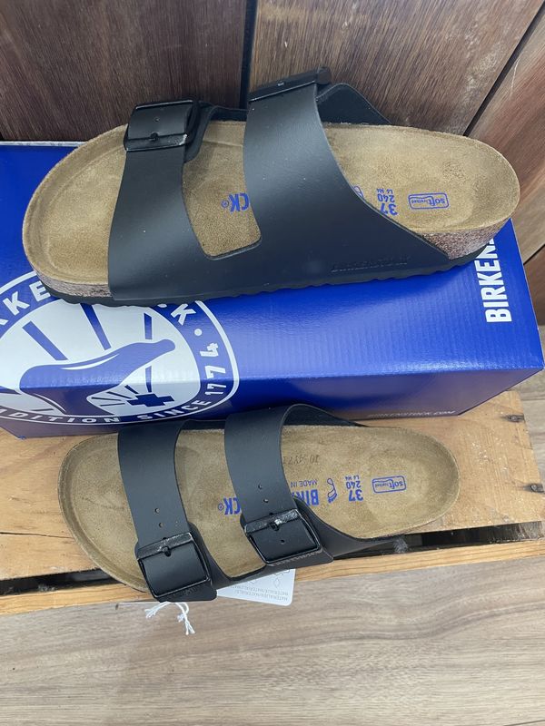 Birkenstock Arizona Soft Bed Birko-Flor/ Black