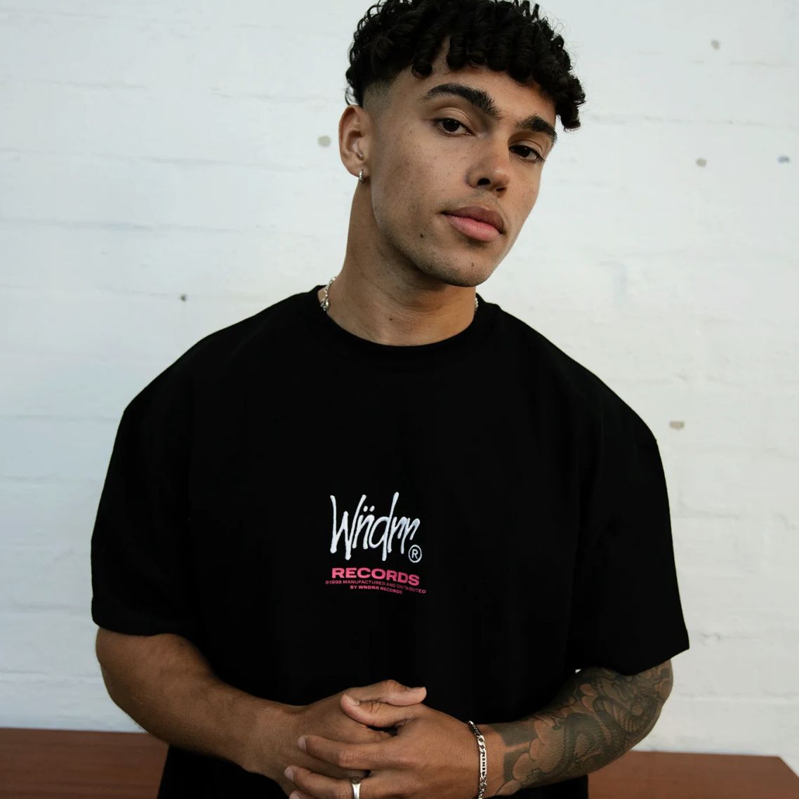 WNDRR Atlantic Box Fit Tee/Blk
