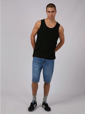 Silent Theory Rib Tank/ Blk and White