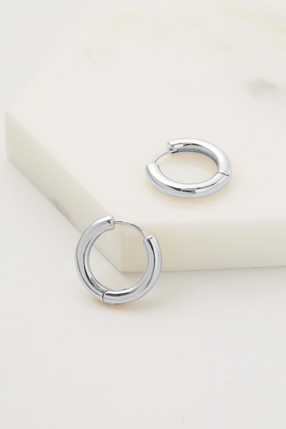 Zafino Kendall Hoop Medium/ Silver