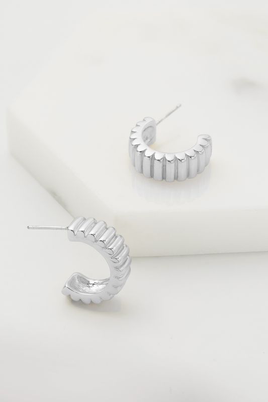 Zafino Alex Hoop/ Silver