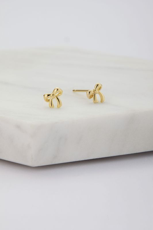 Zafino Charlotte Stud Earring [925 Sterling Silver]/ Gold