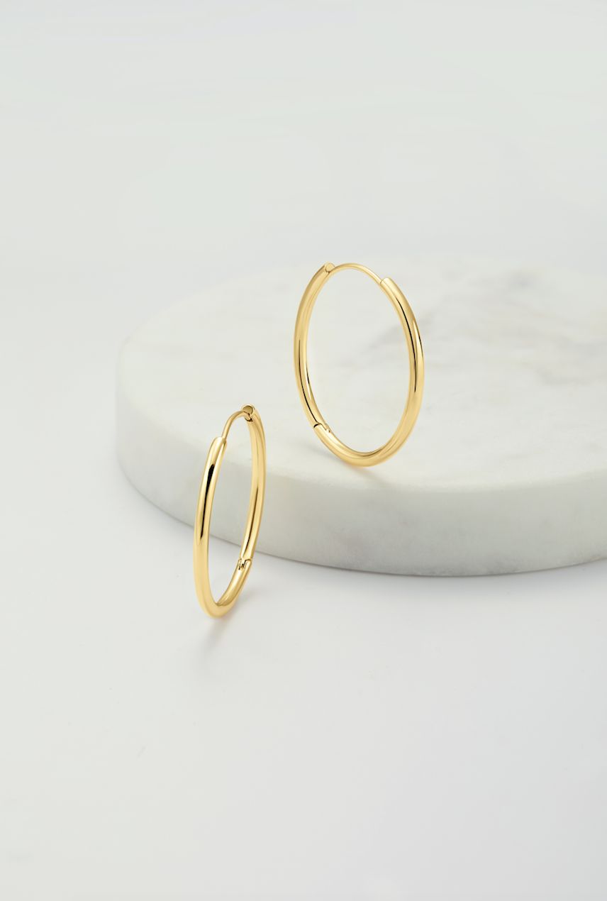Zafino Delilah Hoop Large/ Gold