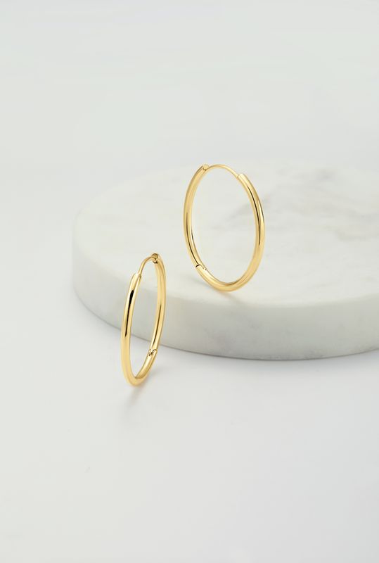 Zafino Delilah Hoop Large/ Gold