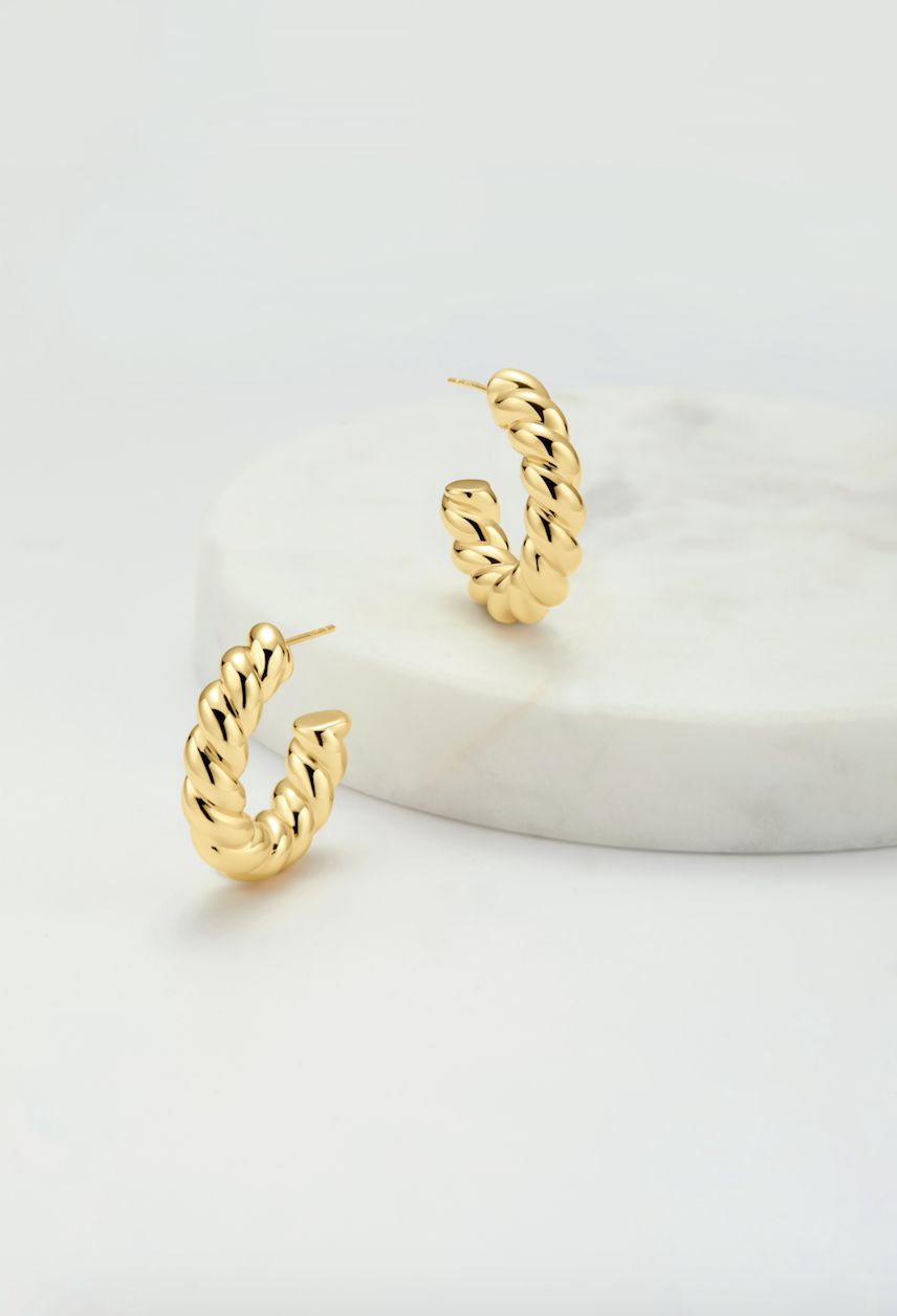Zafino Nova Hoops/ Gold
