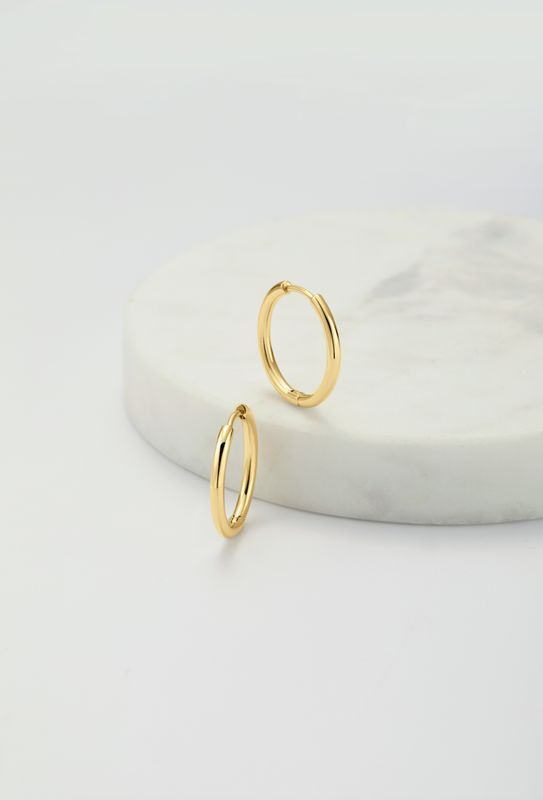 Zafino Delilah Hoop Medium/ Gold