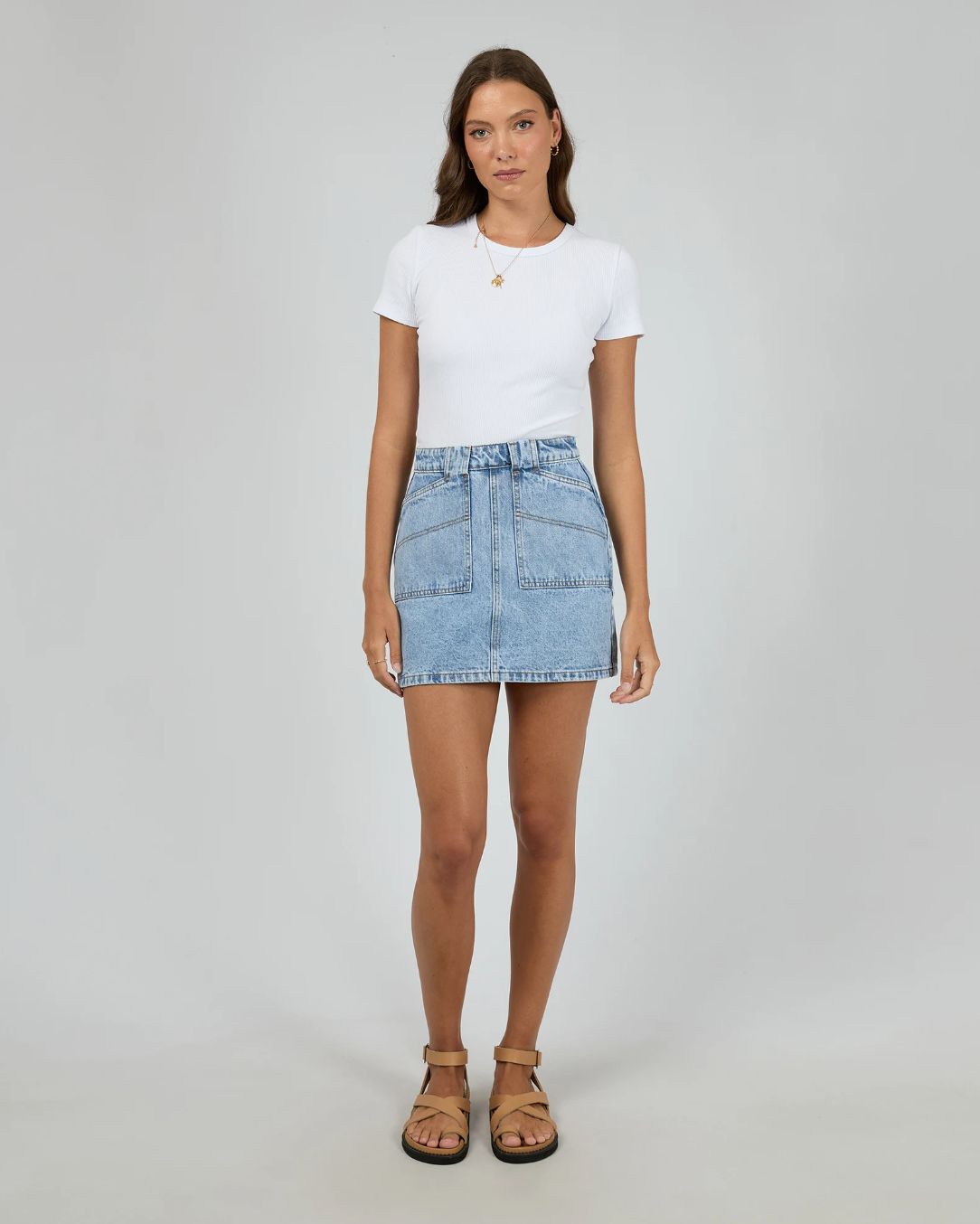 AAE Becca Skirt/ Light Blue