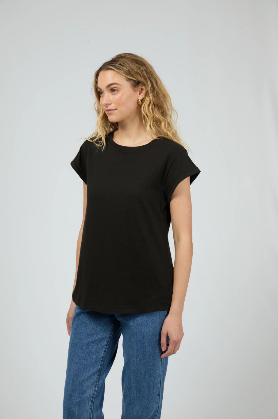 AAE Lucy Turnback Tee/ Black