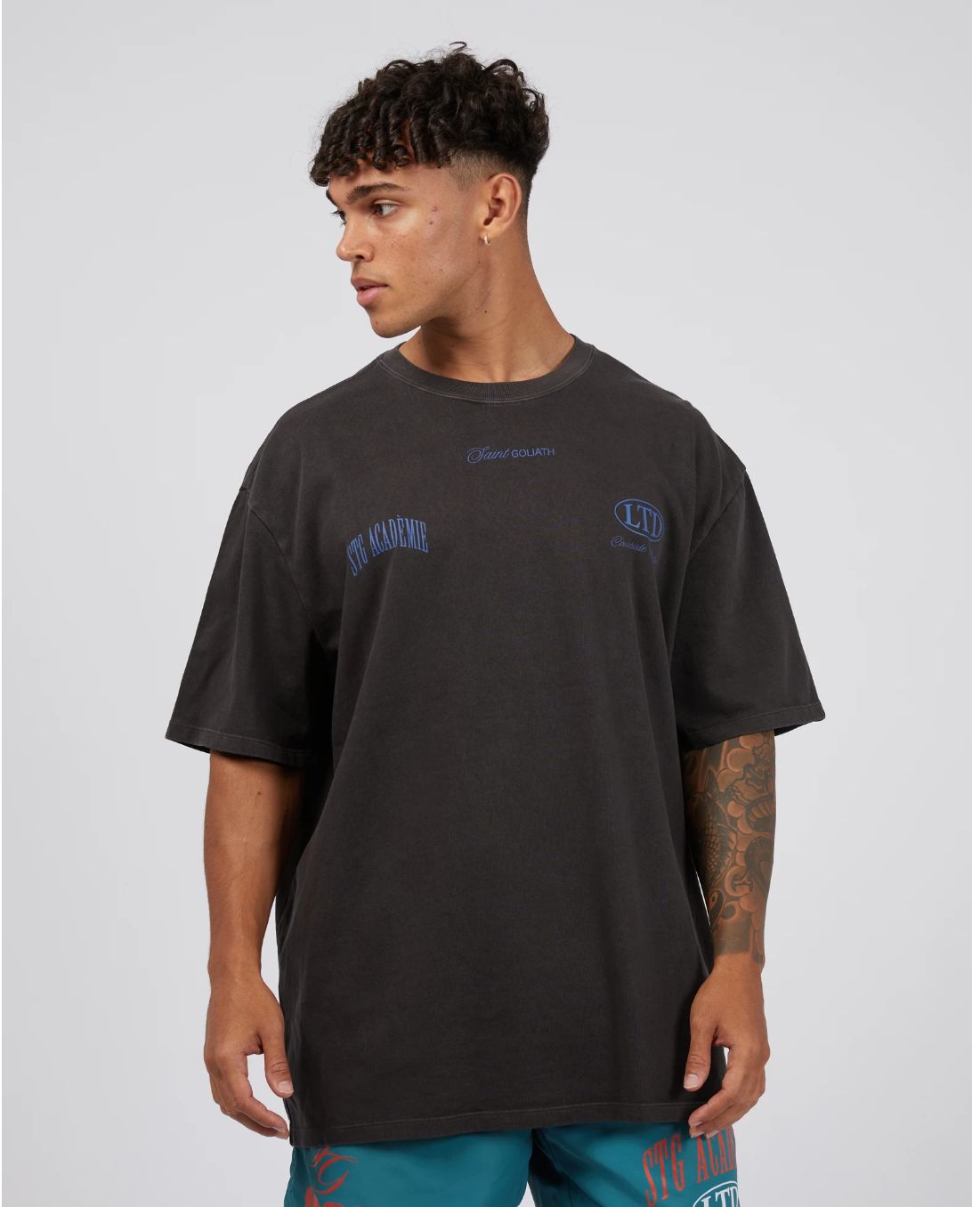 St Goliath Courtside Tee/ Black