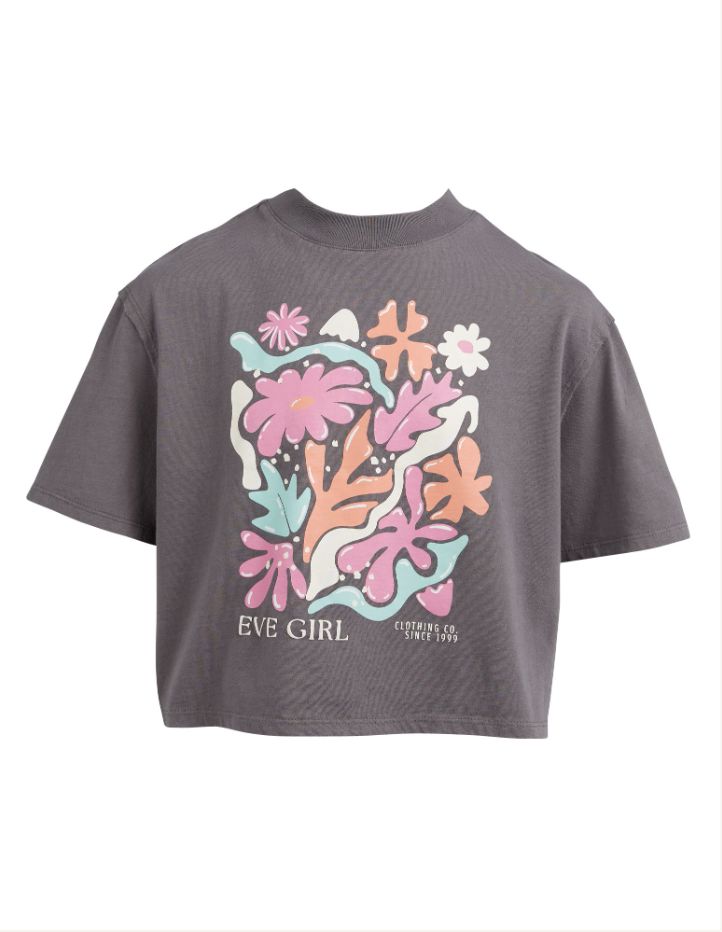 Eve Girl Coral Garden Tee [8-16YEARS]
