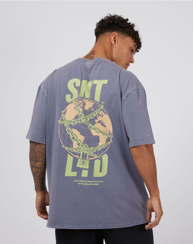 St Goliath Chain Tee/ Blue