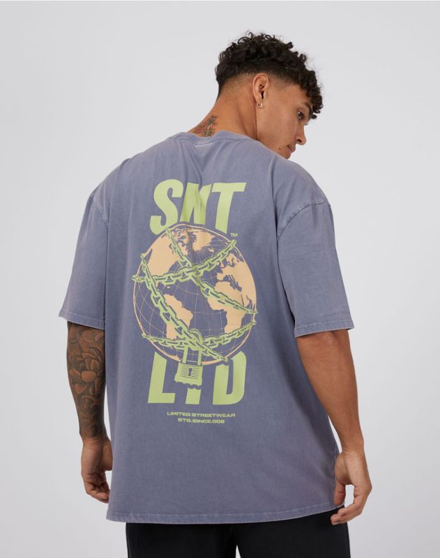 St Goliath Chain Tee/ Blue