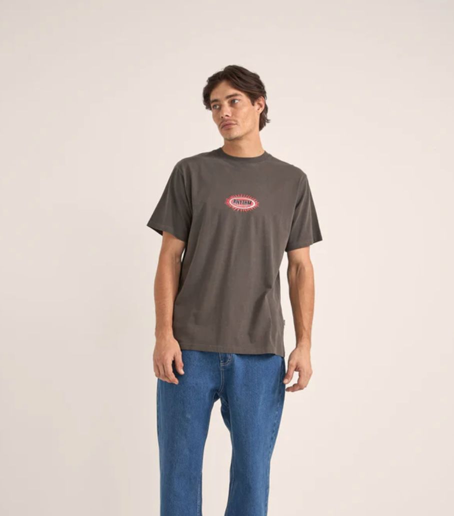 Rhythm Ellipse Sun SS T-shirt/ Blk