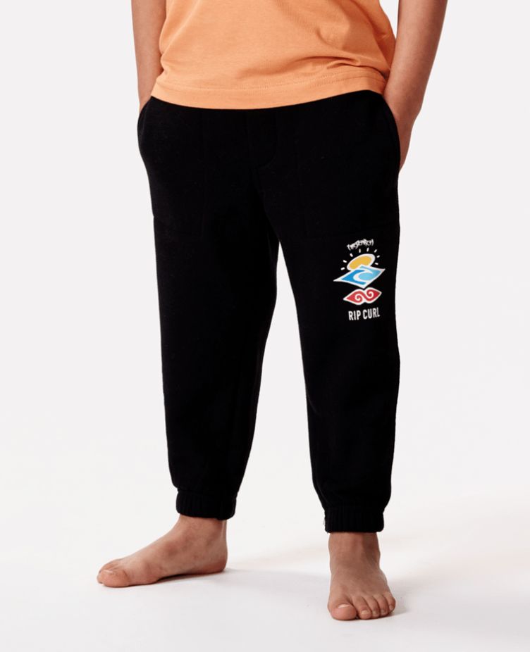 Rip Curl Icons Of Shed Trackpants/ Blk [1-8YEARS]