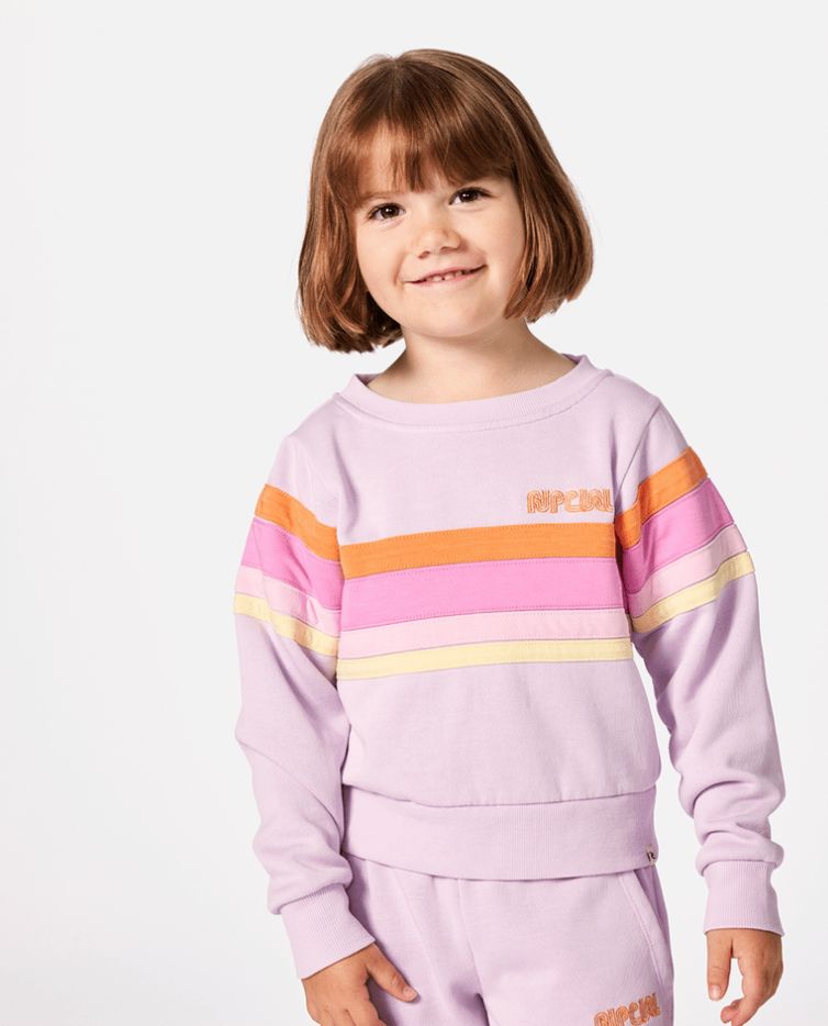 Rip Curl Revival Crew/ LPurple [1-8YEARS]