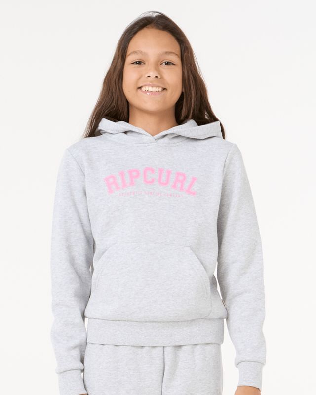 Rip Curl Varsity Print Hoody/ Grey