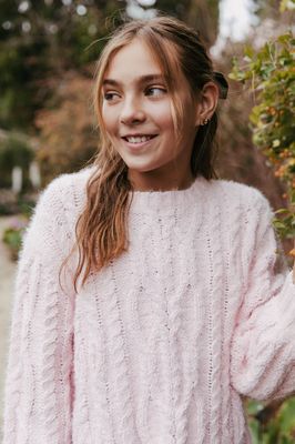 Eve Girl Charlie Knit / Pink [8-16YEARS]