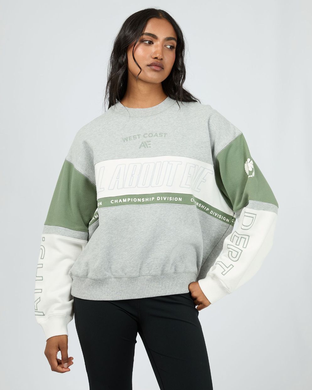 AAE Active Performance Slouch Crew/ Grn