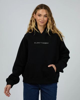 Silent Theory Logo Hoodie/ Black