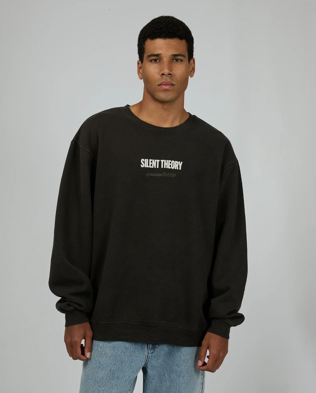 Silent Theory Script Crew / Washed Black