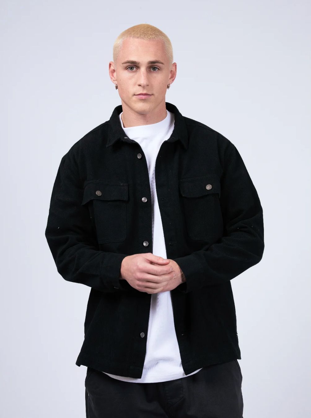St Goliath Disorder Overshirt / Washed Black