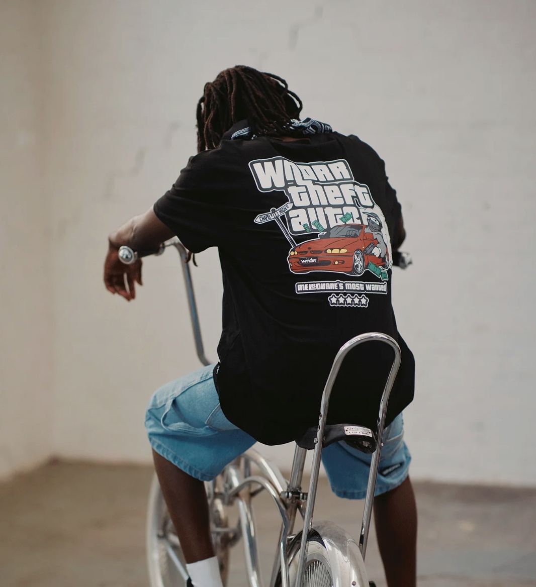 WNDRR Most Wanted Box Fit Tee/ Black