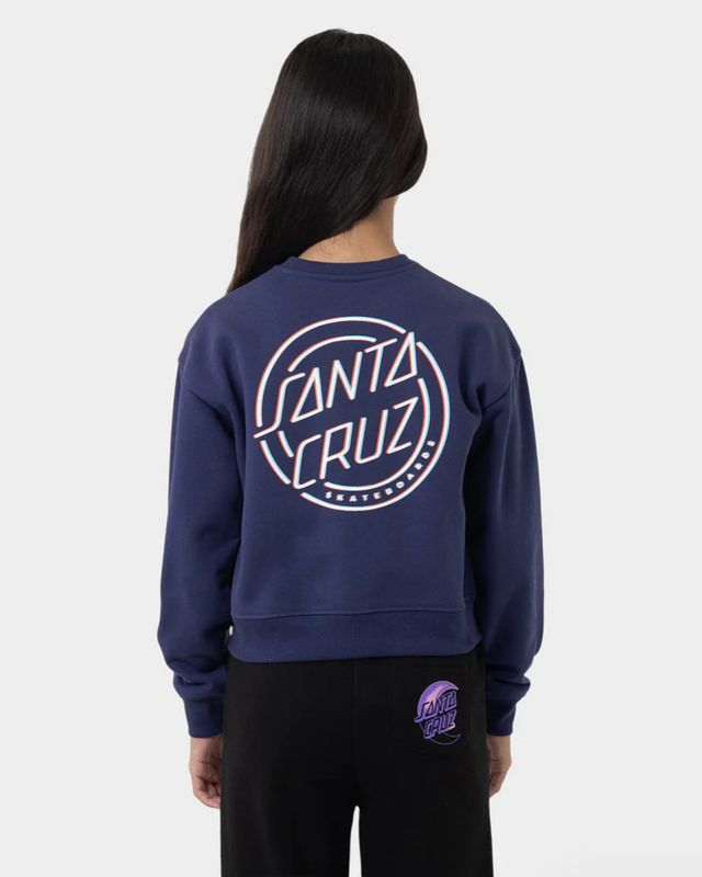 Santa Cruz Triple Stroke Chest Sweater/ Dark Blue [8-16YEARS]