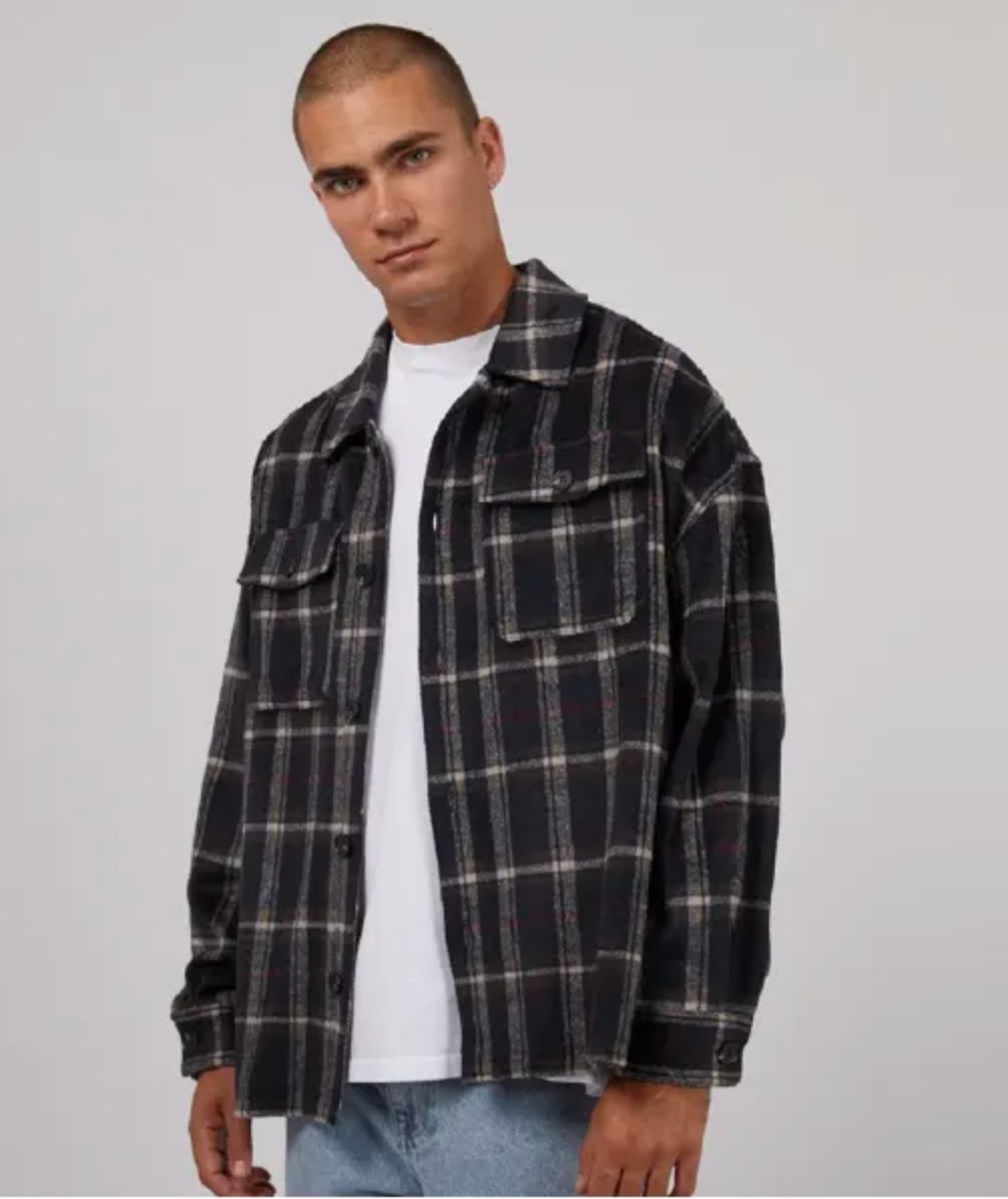 Silent Theory Ranch Overshirt / Navy