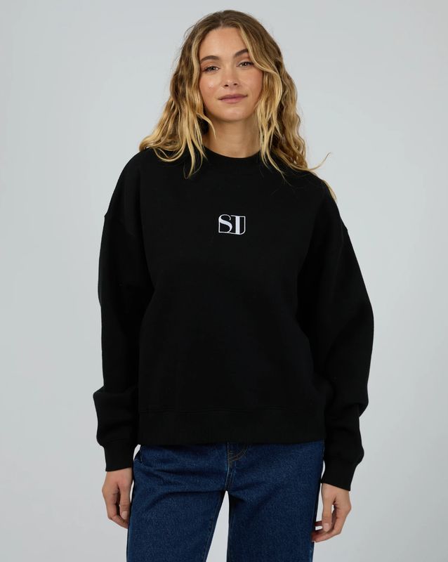 Silent Theory Luxe Crew/ Black