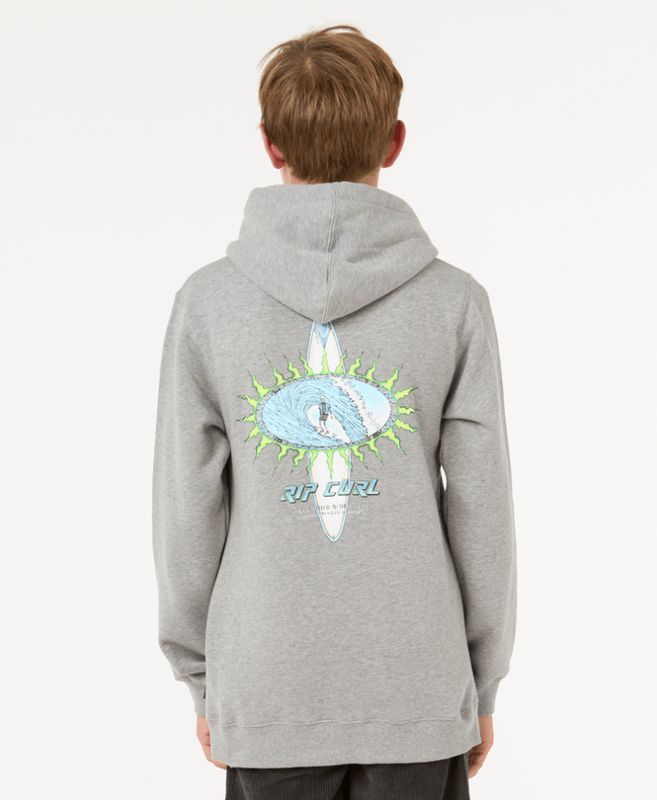 Rip Curl Raw Energy Skull Hoody/ Grey