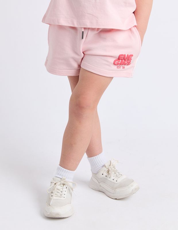 Eve Girl Sports Club Fleece Short/ Pale Pink [3-7YEARS]