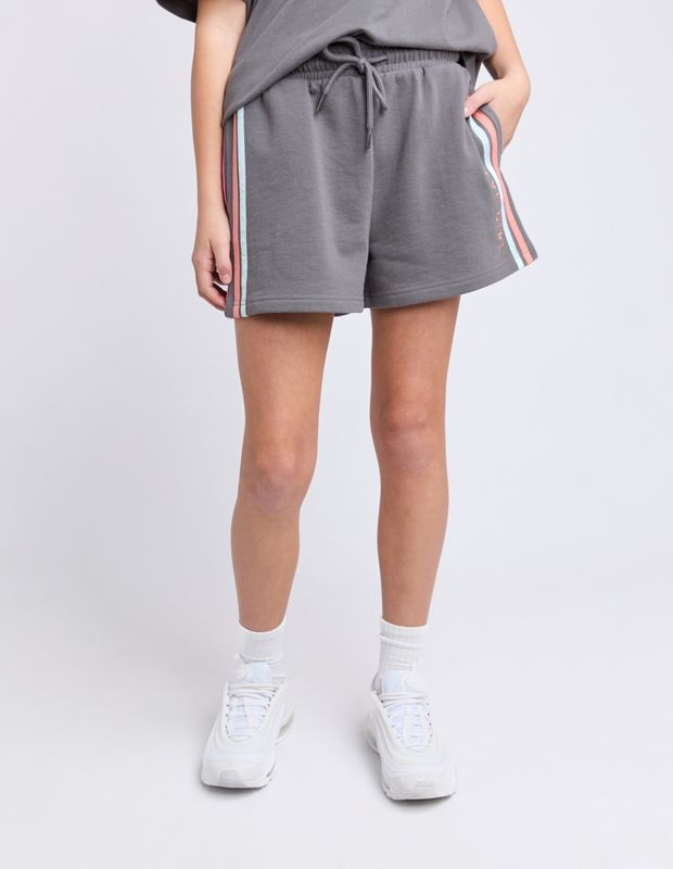Eve Girl Retro Fleece Short/ Charcoal [8-16YEARS]