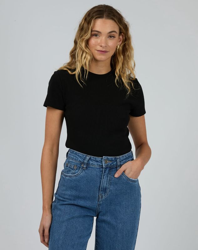 Silent Theory Bella Tee/ Black