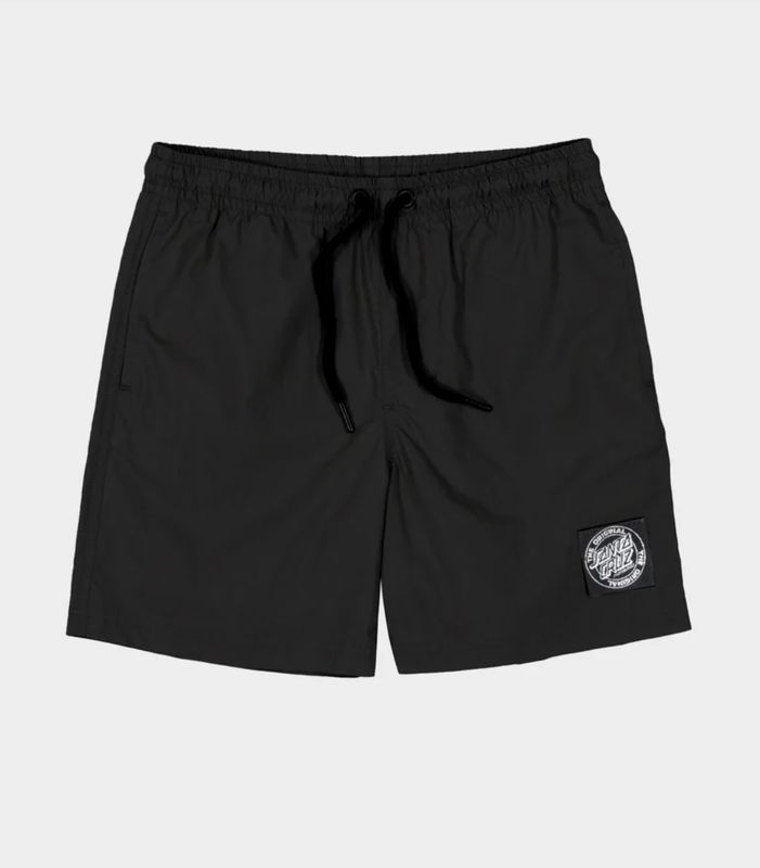 Santa Cruz MFG Cruzier Solid Beach Short/ Black [8-16YEARS]