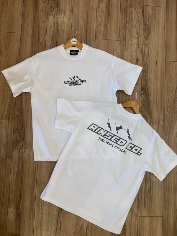 Rinsed Co Logo Tee/ White