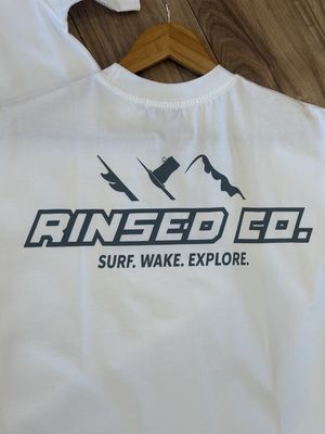 Rinsed Co Logo Tee/ White