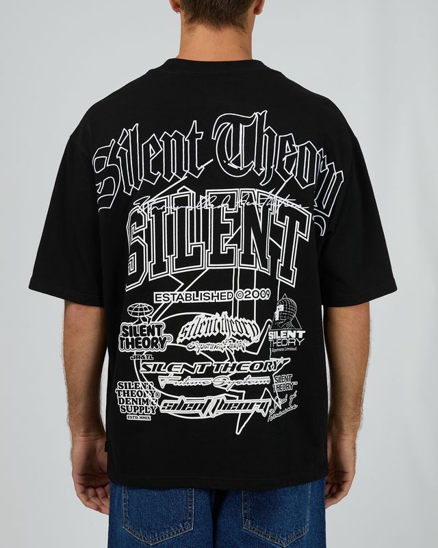 Silent Theory Mayhem Box Tee/ Black