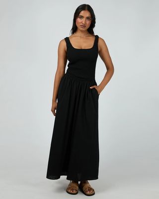 AAE Essential Maxi Dress/ Black