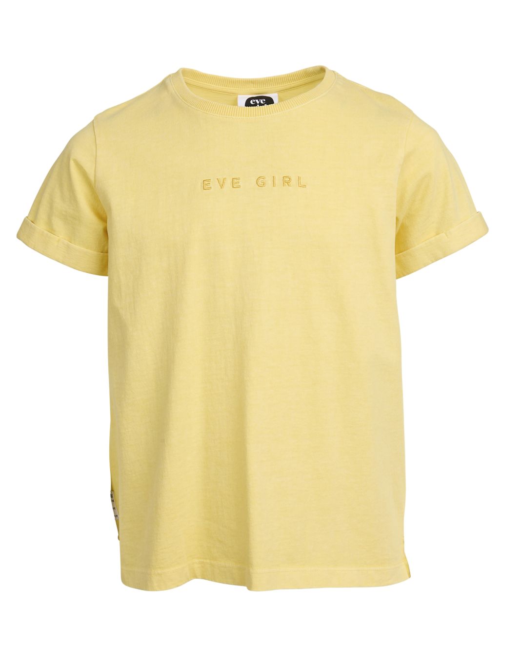 Eve Girl Washed Tee/ Lemon [8-16YEARS]