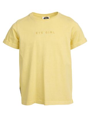 Eve Girl Washed Tee/ Lemon [8-16YEARS]