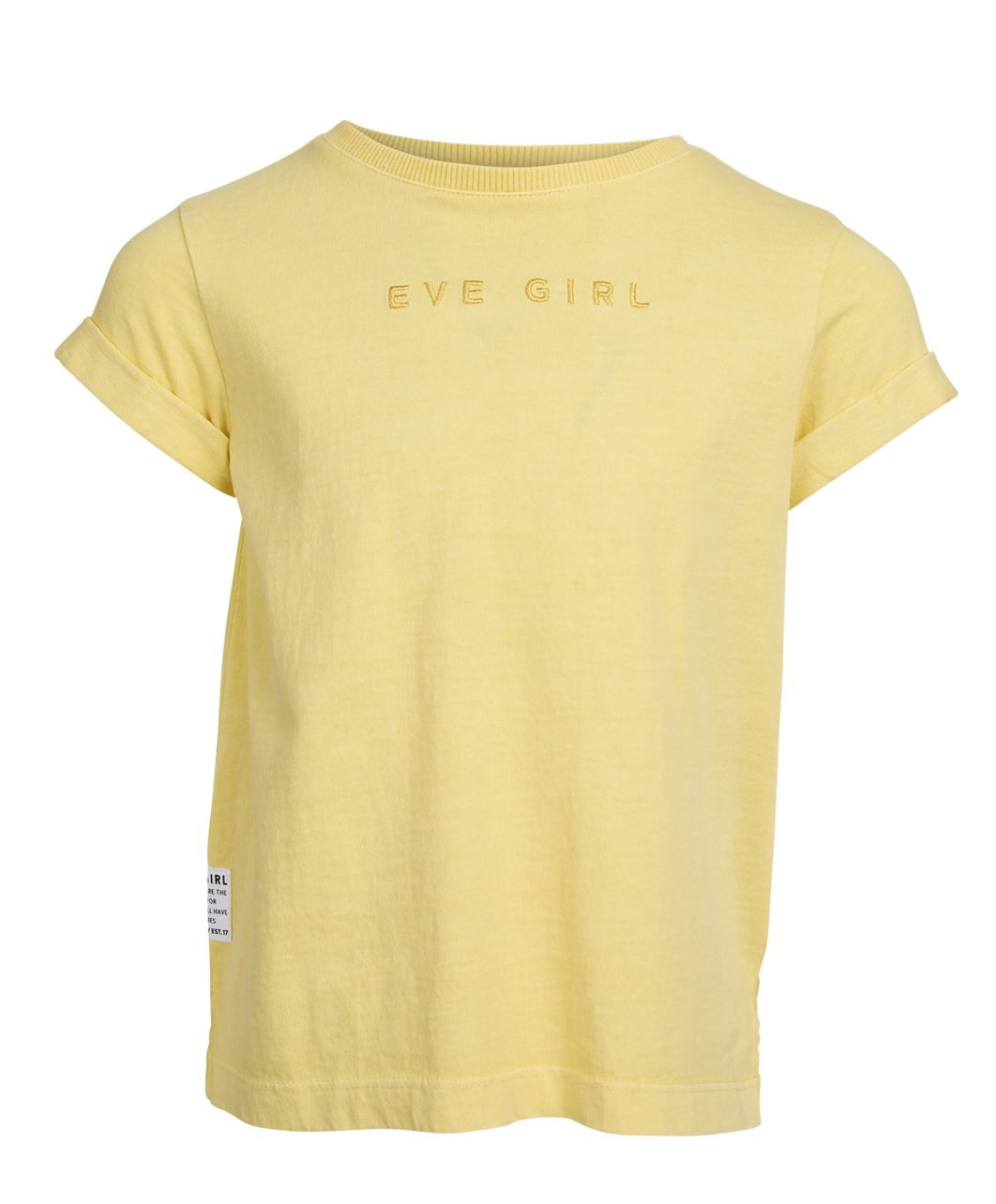 Eve Girl Washed Tee/ Lemon [3-7YEARS]