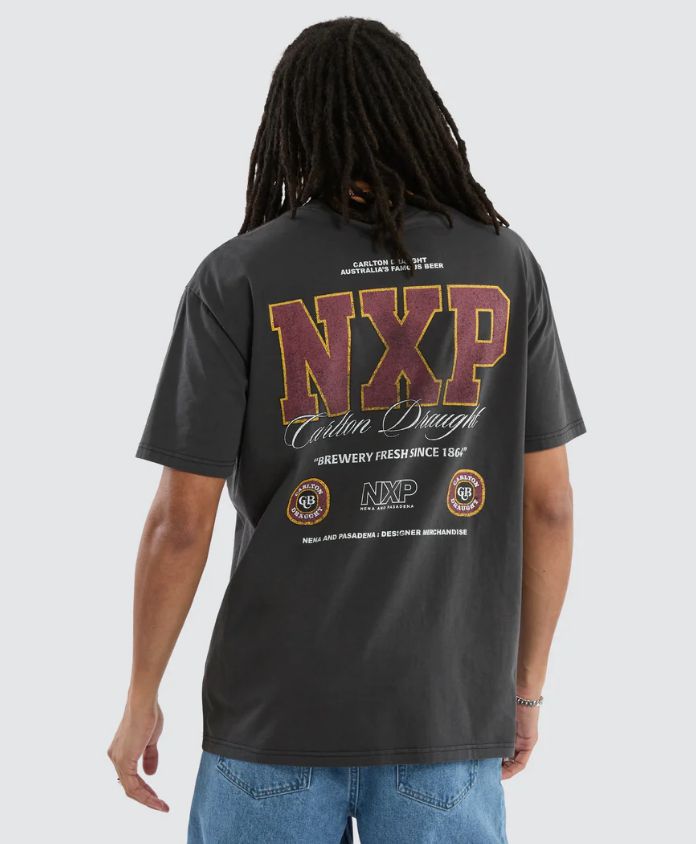 NXP Carlton Draught Revival Box Fit Tee/ Pigment Black