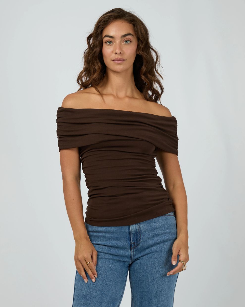 AAE Maddie Knit Top/ Choc