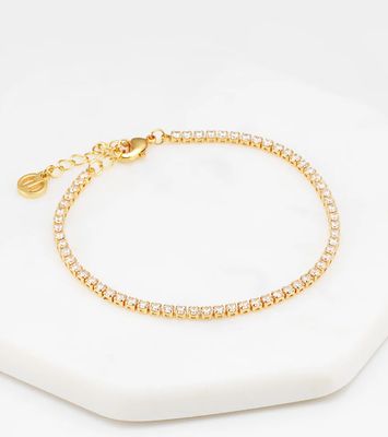 Zafino Isla Tennis Bracelet/Gold