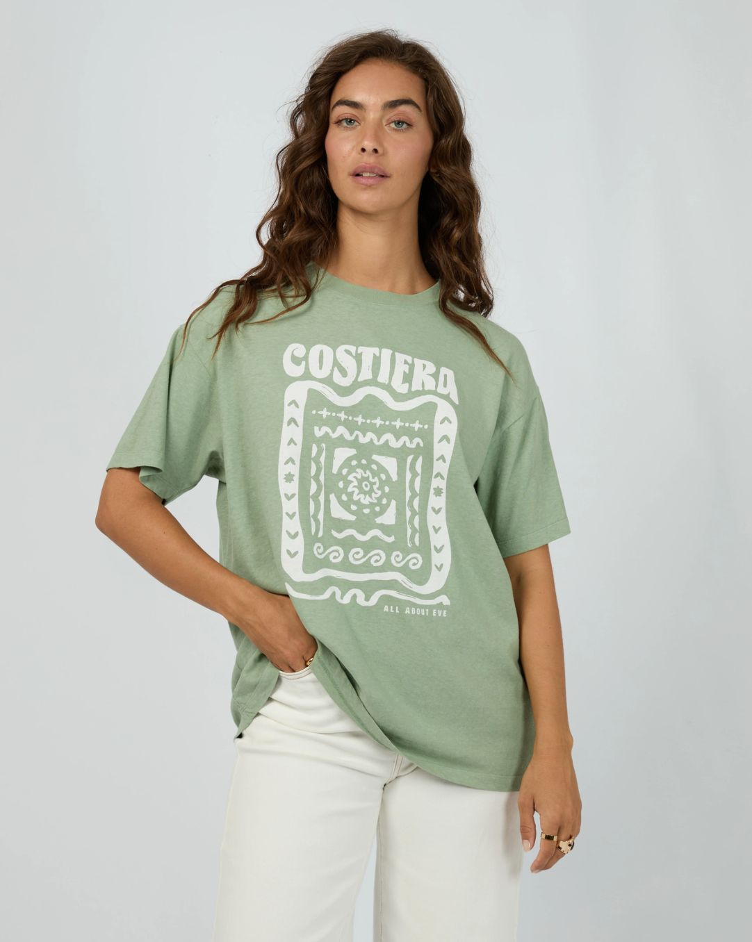 AAE Costiera Relaxed Tee/ Sage
